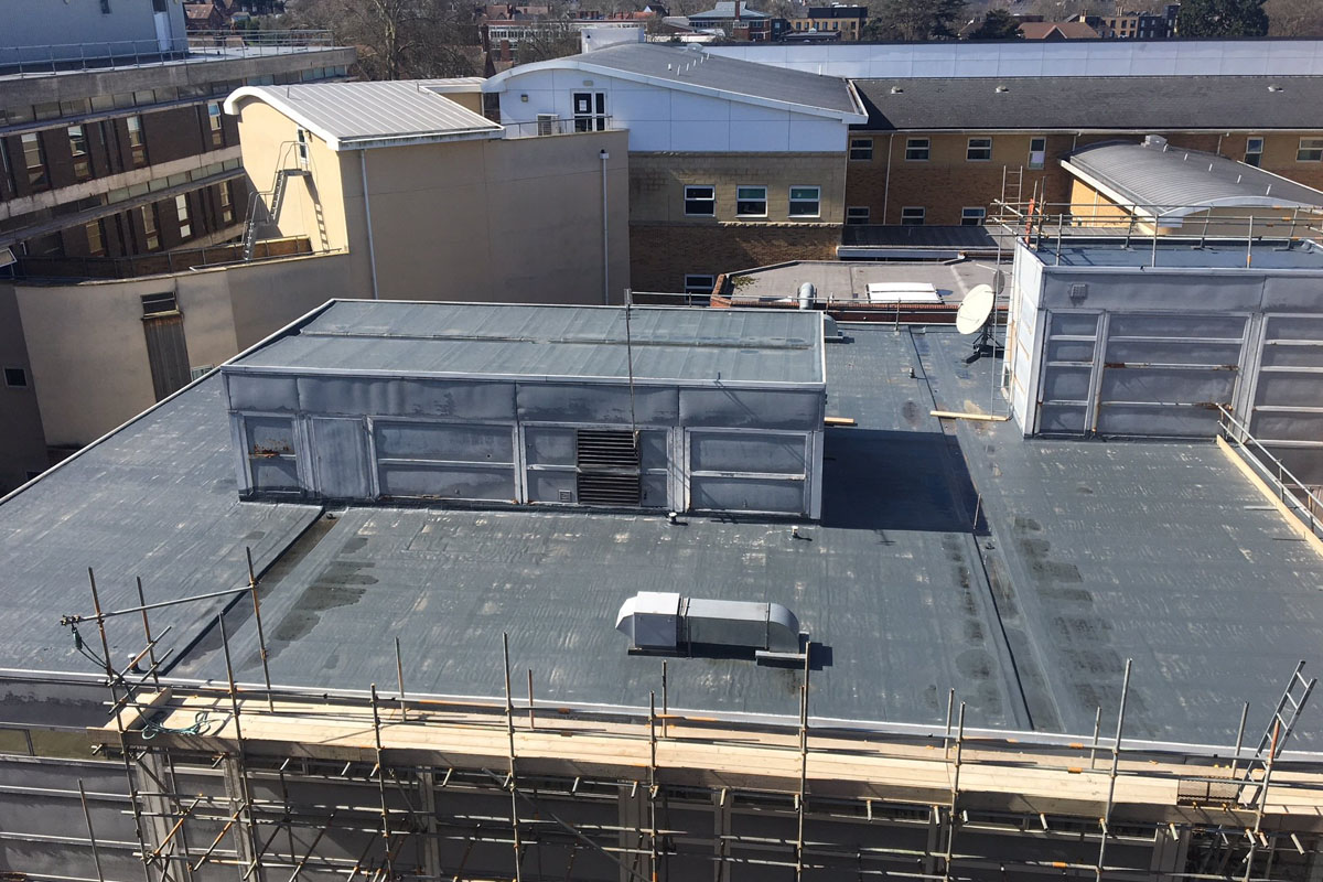 UKG Group Royal Berkshire Hospital Flat Roof
