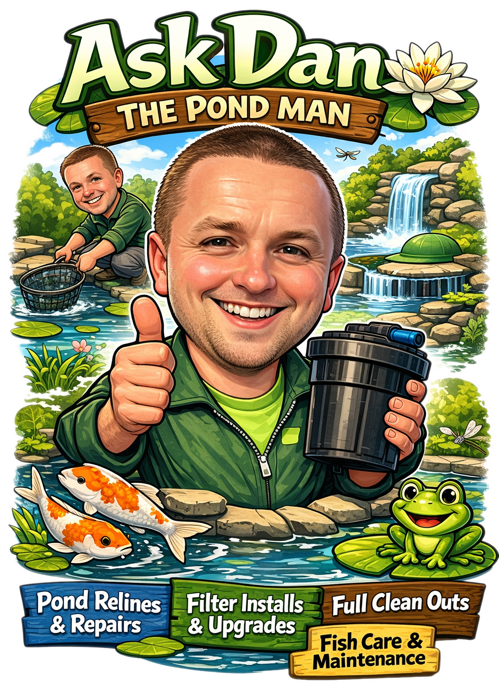 Ask Dan the Pond Man-Sml 01 Ask Dan the Pond Man-Sml 01
